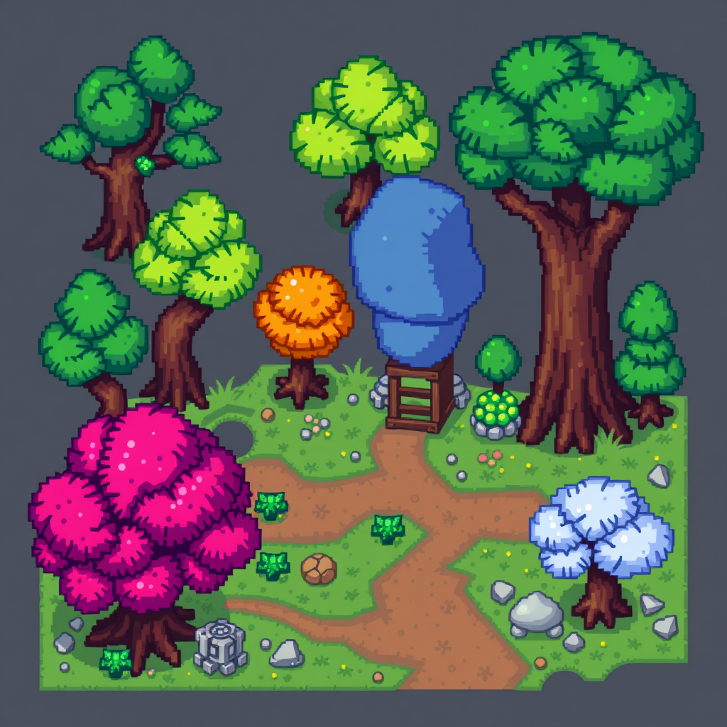 A Ghibli-Style RPG Maker Game Tileset