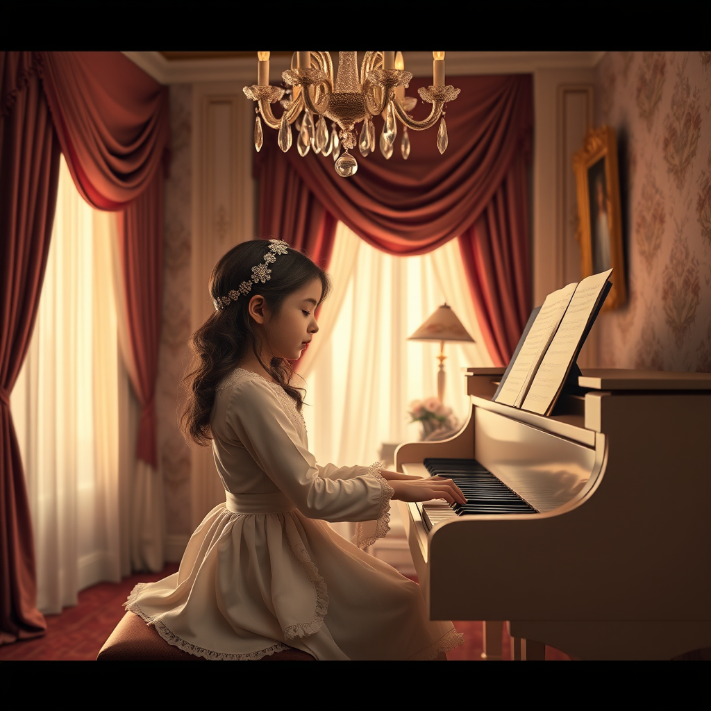 A Girl's Piano Journey to Concert Preparation