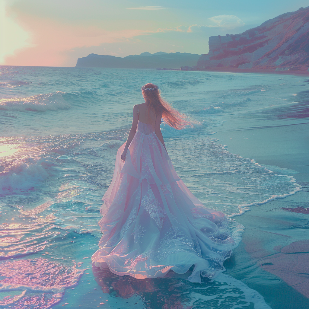 A Goddess by the Sea: Nostalgic Beauty