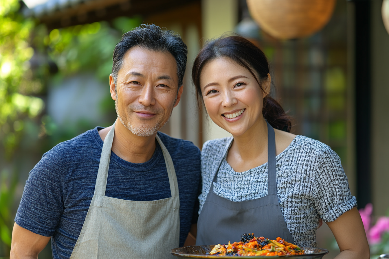 A Happy Japanese Couple's New Home Photo