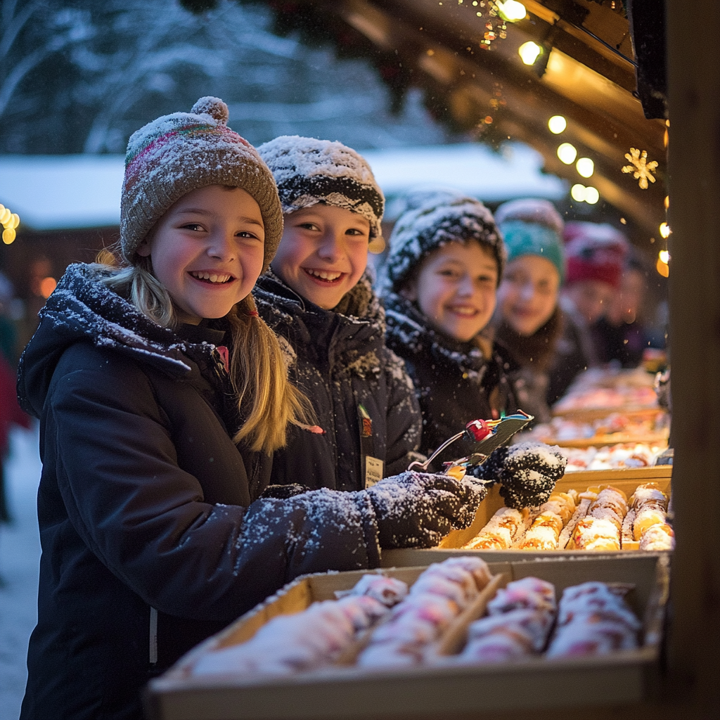 A Happy Winter Outing at Christmas Market