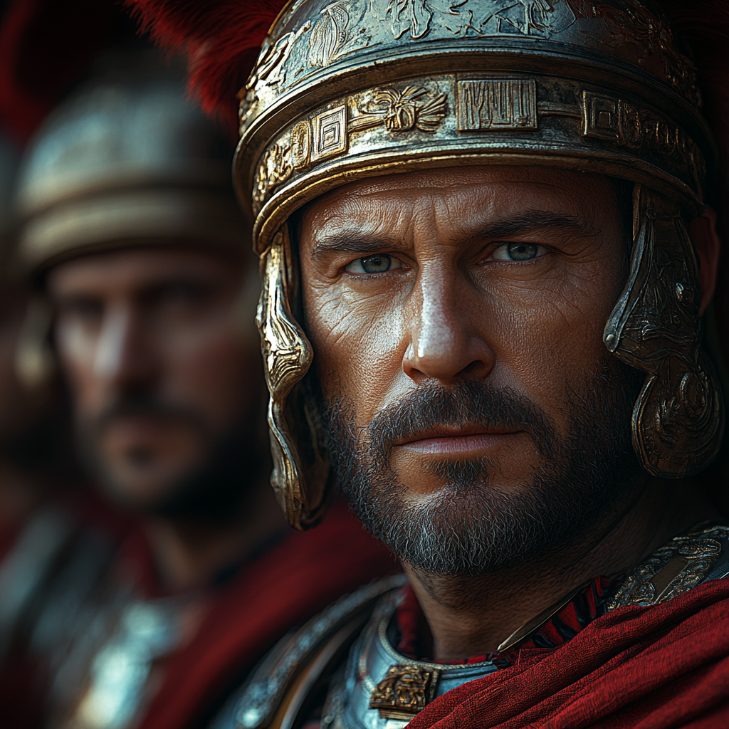 A Highly Detailed Roman Army Commander Portrait