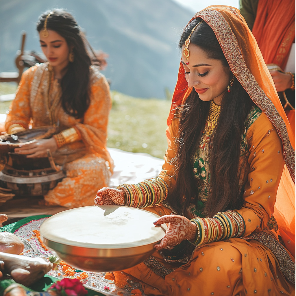 A Himachali wedding celebration in the Himalayas