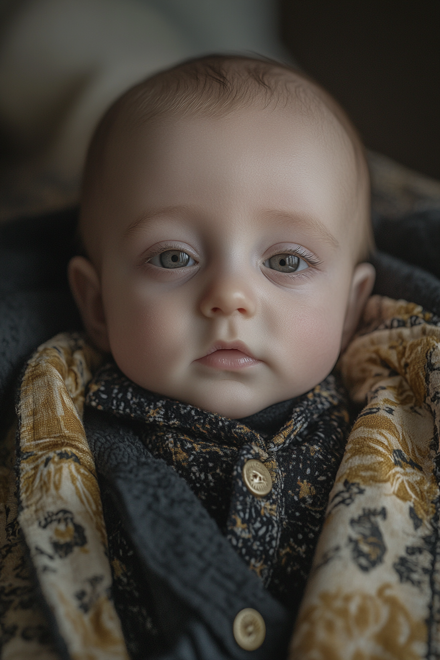 A Hyper Realistic Baby Boy Photoshoot