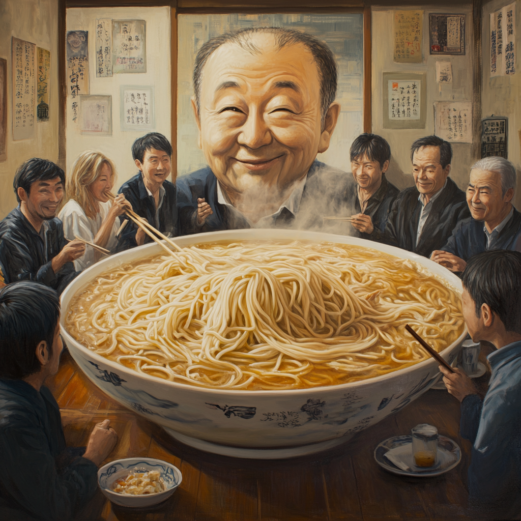 A Joyful Japanese Noodle Gathering with Camaraderie