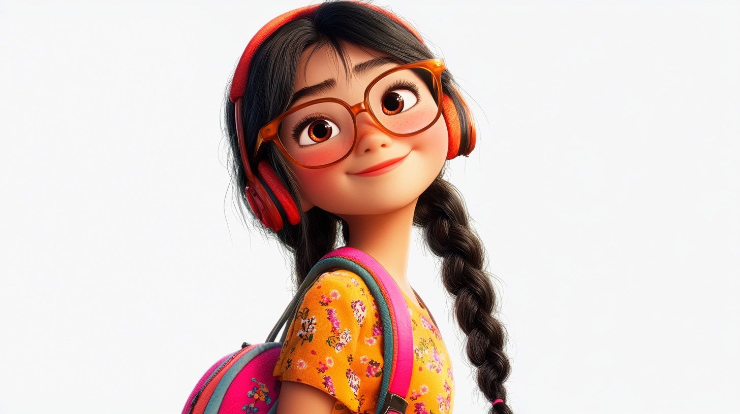 A Kazakh Girl Stars in Disney Pixar Poster