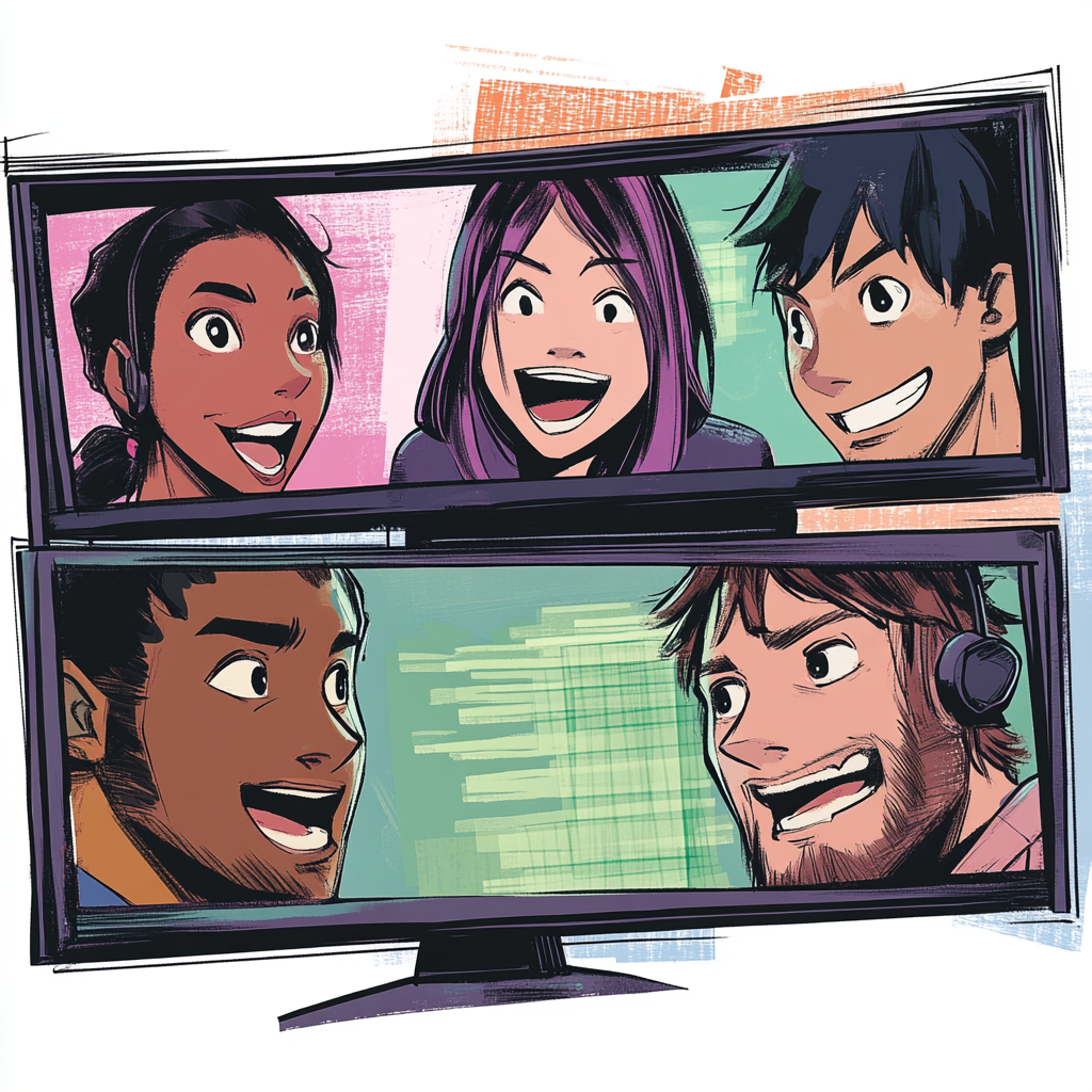 A Lively Online Manga Chat Session