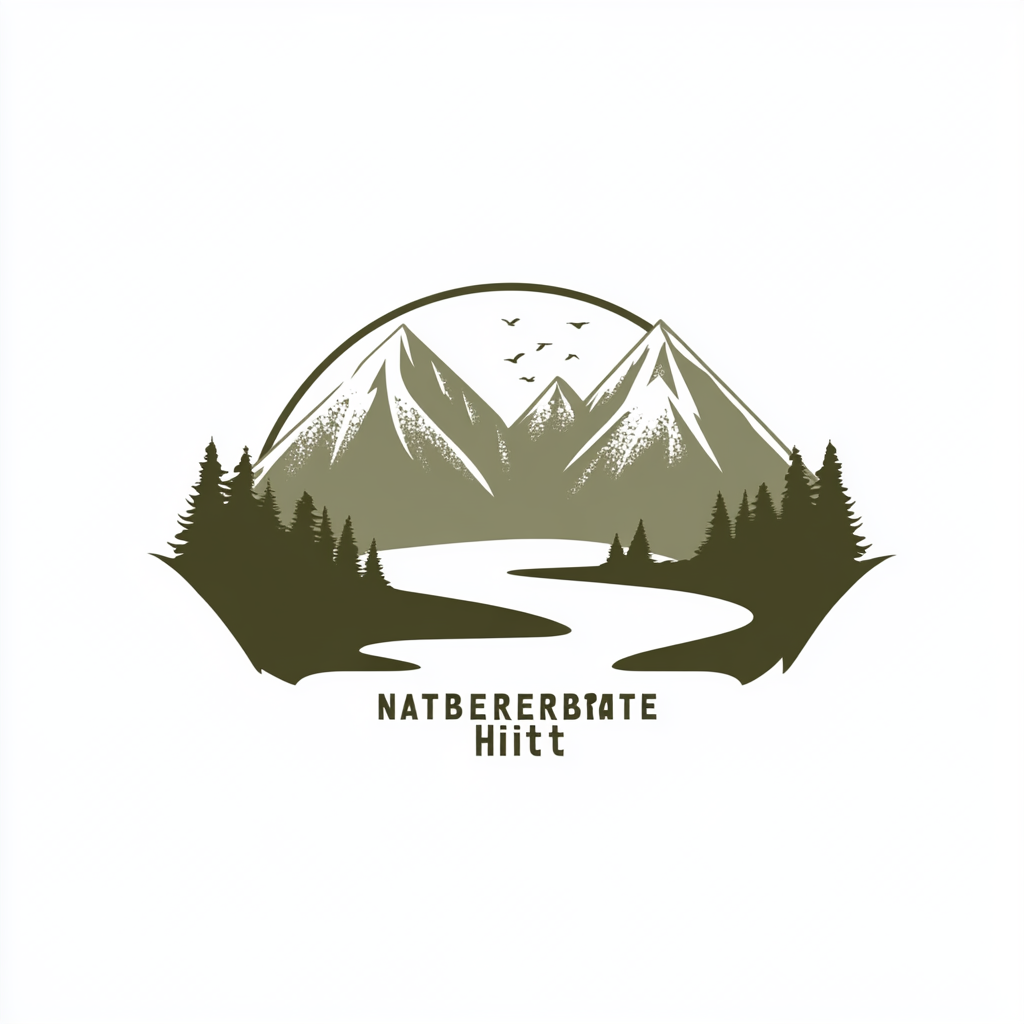 A Logo for Natberger Hütte: Alpine Tranquility & Adventure