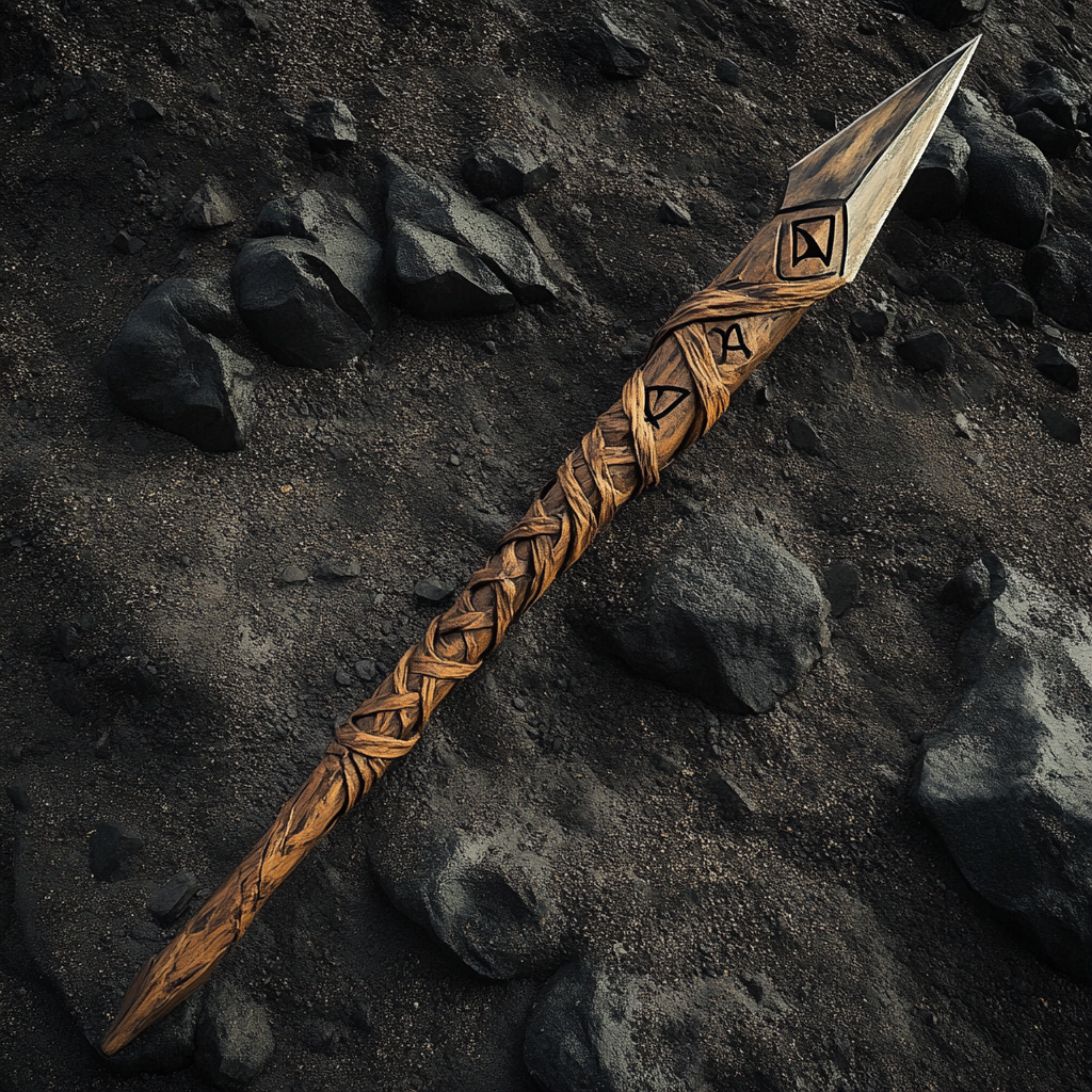 A Magical Spear in a Desolate World