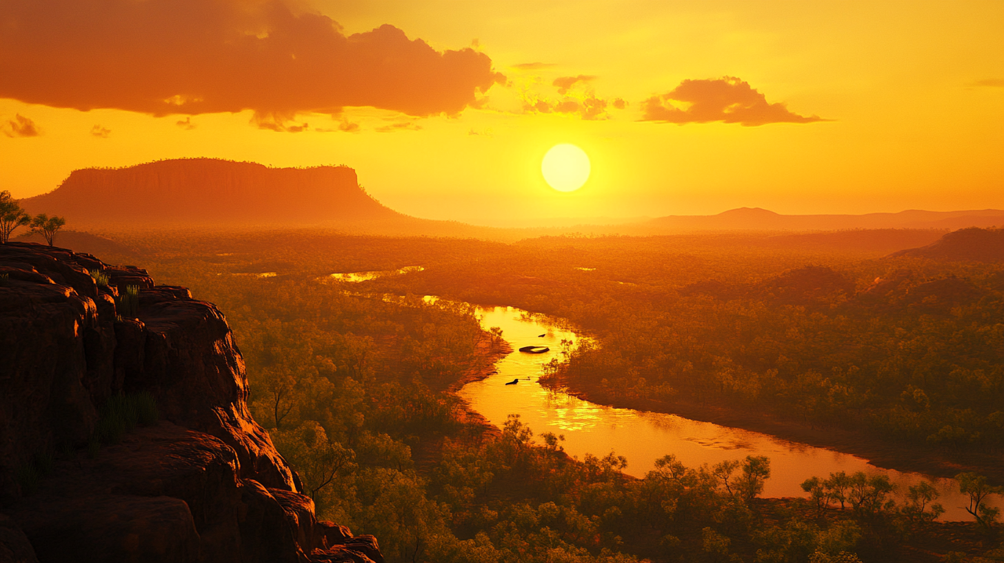 A Majestic Sunrise in Kakadu National Park