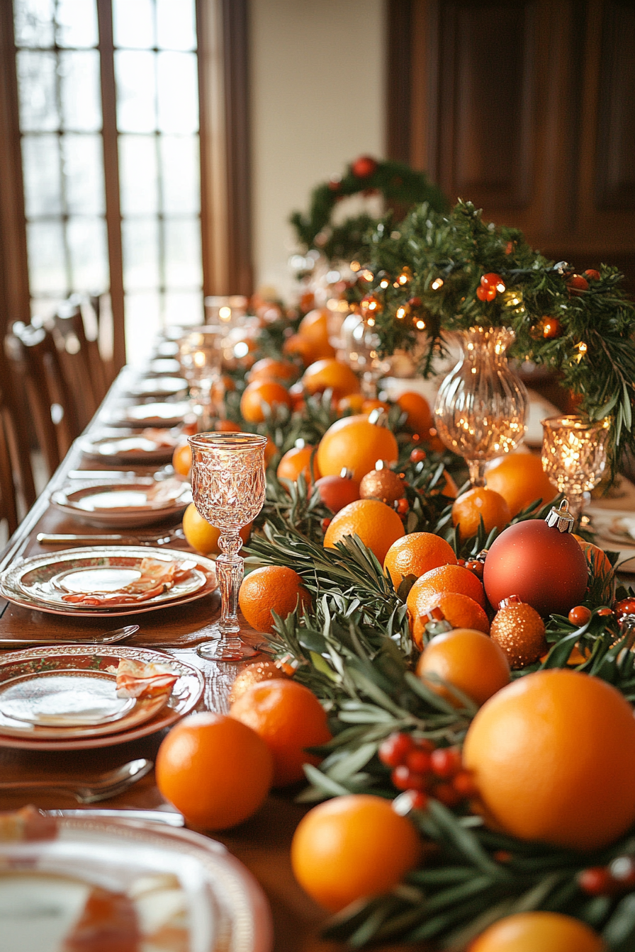 A Mediterranean Christmas Feast in Vivid Detail