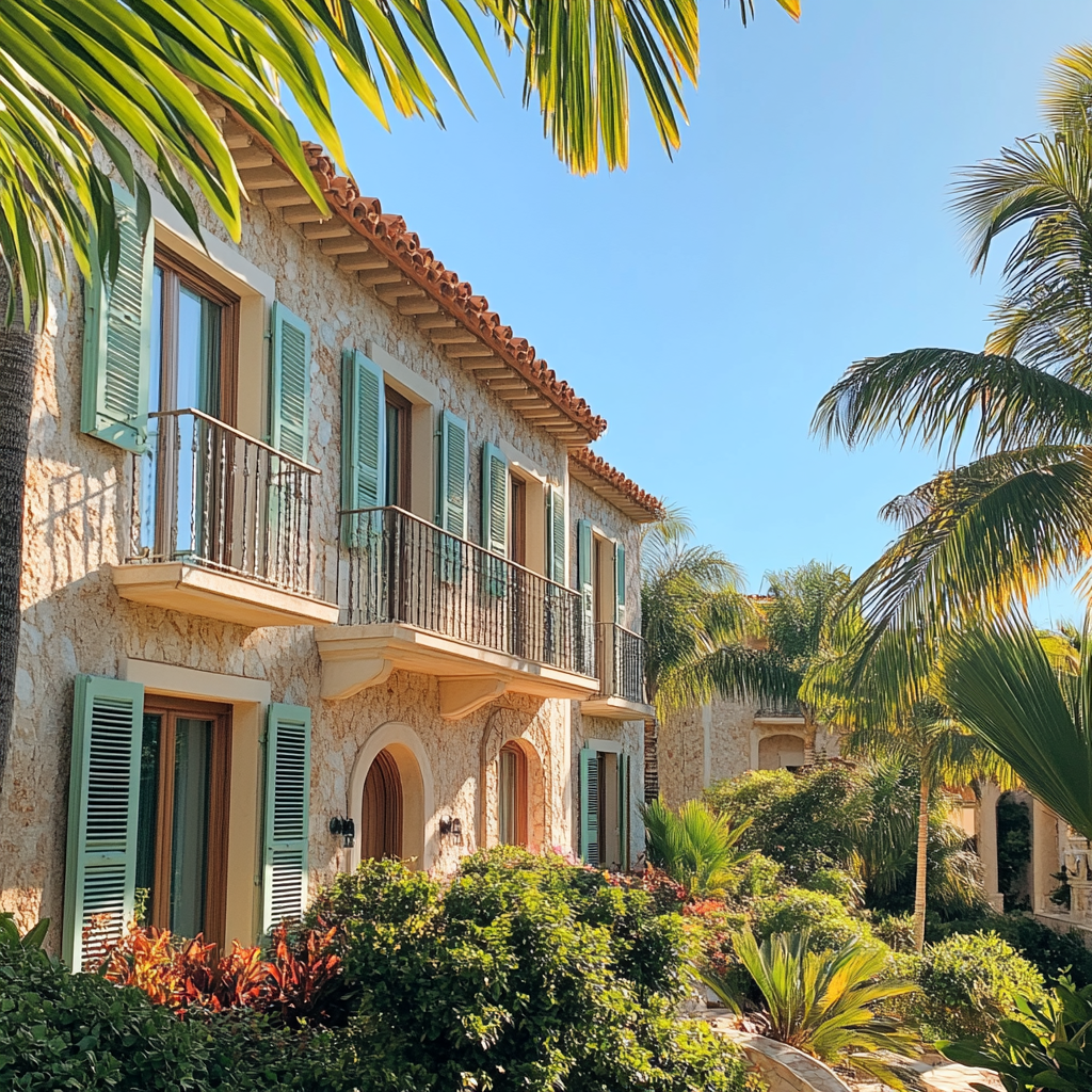 A Mediterranean-style Luxury Townhouse amid Tropical Greenery