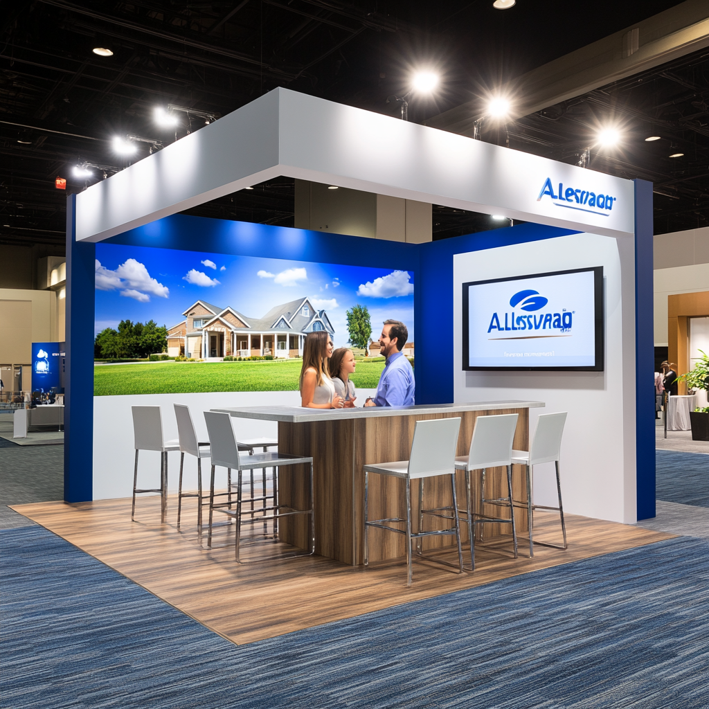 A Modern Allstate Trade Show Booth Design