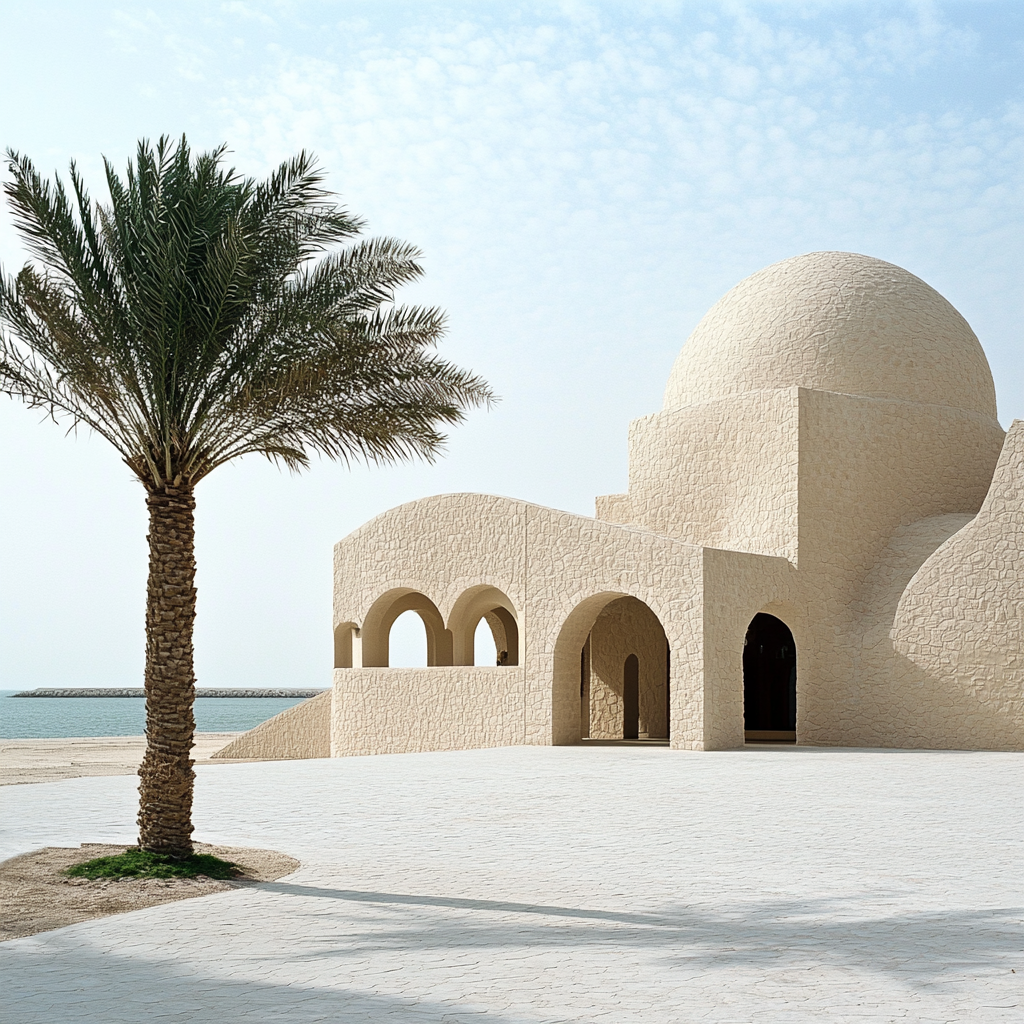 A Monumental Tourist Center in Kuwait's Beach