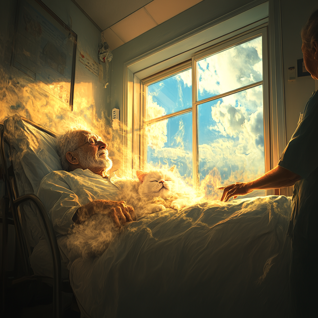 A Peaceful Scene in Sunny Hospice Room