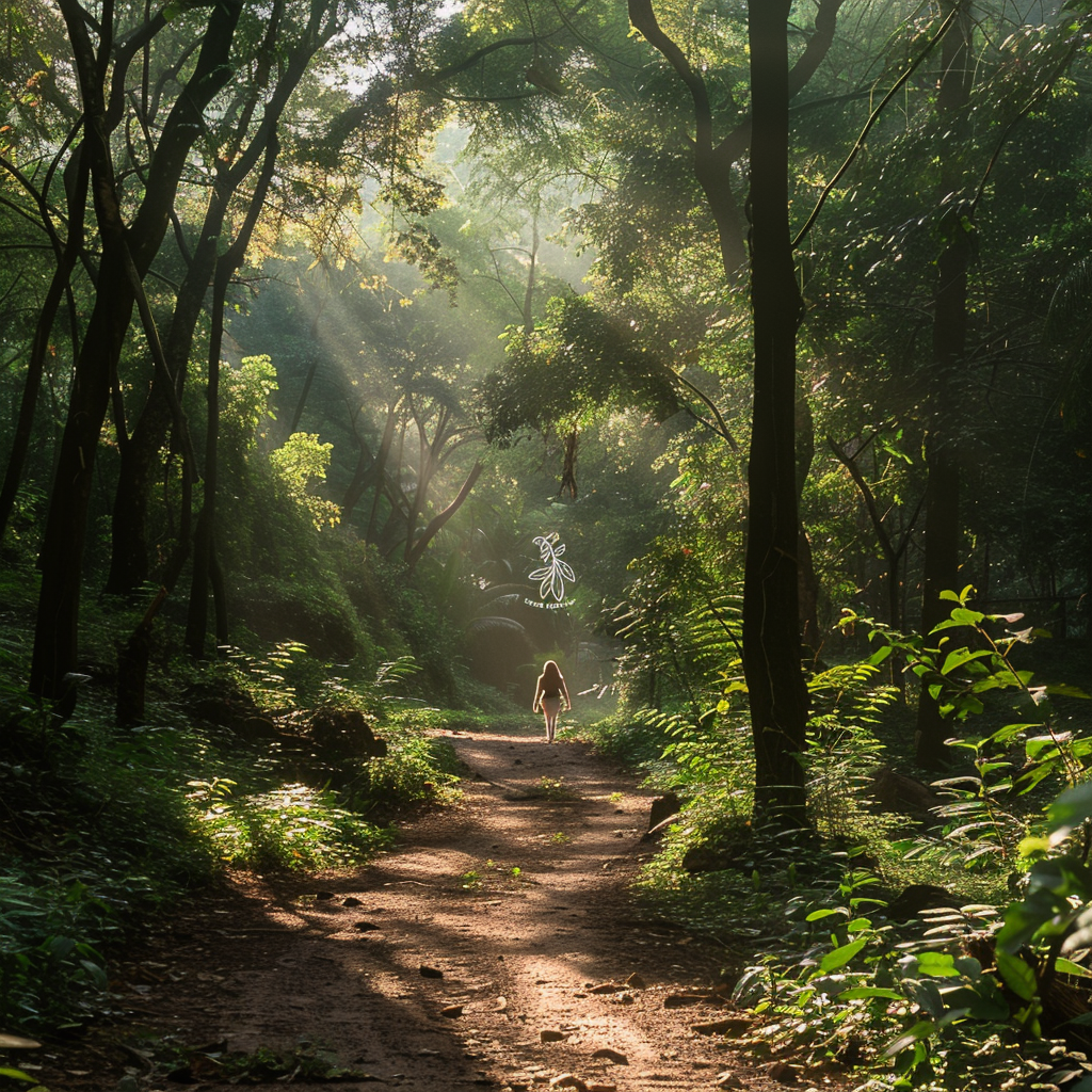 A Peaceful Walk Through Forest: Connecting with Nature