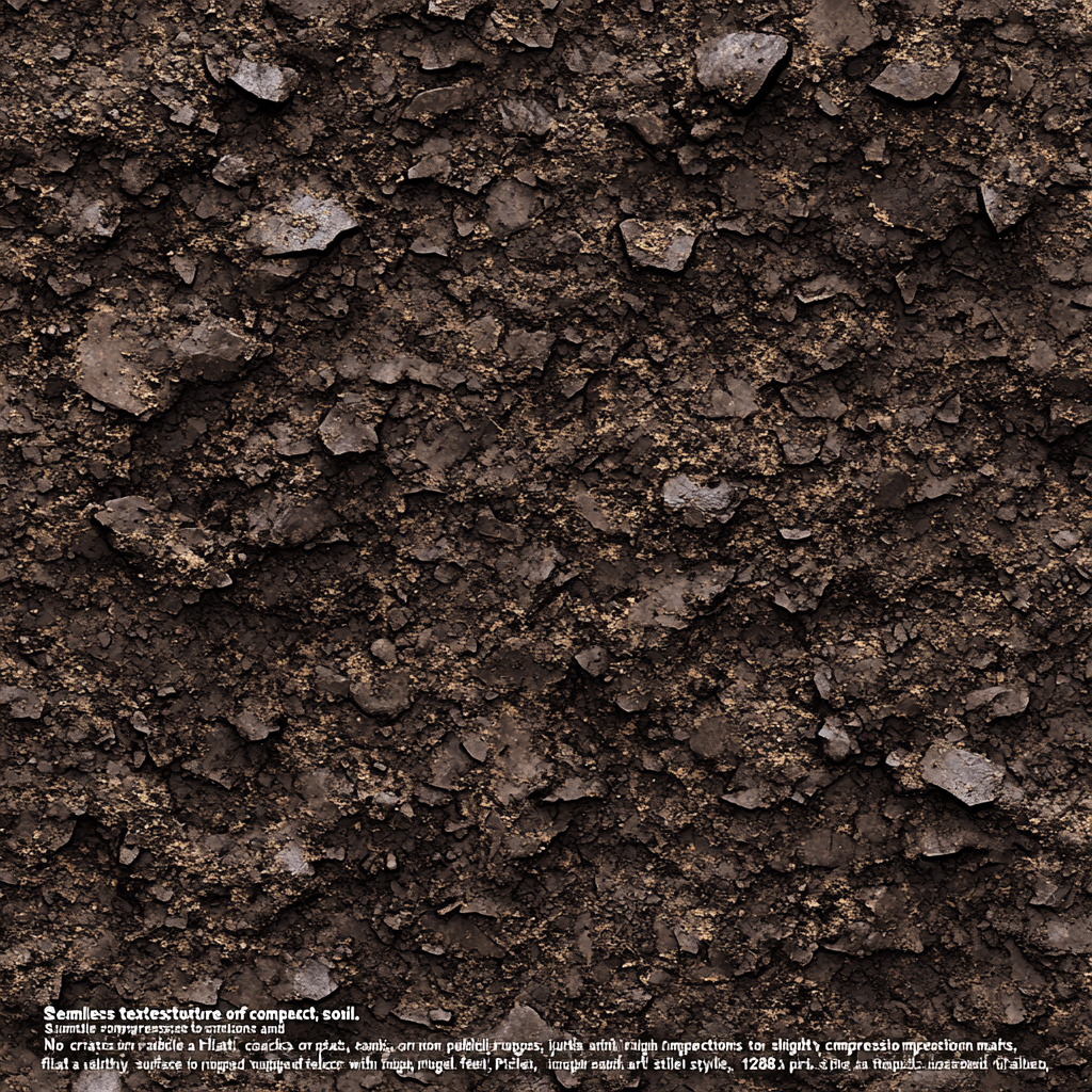 A Pixel Art Soil Texture from PlayStation Era.