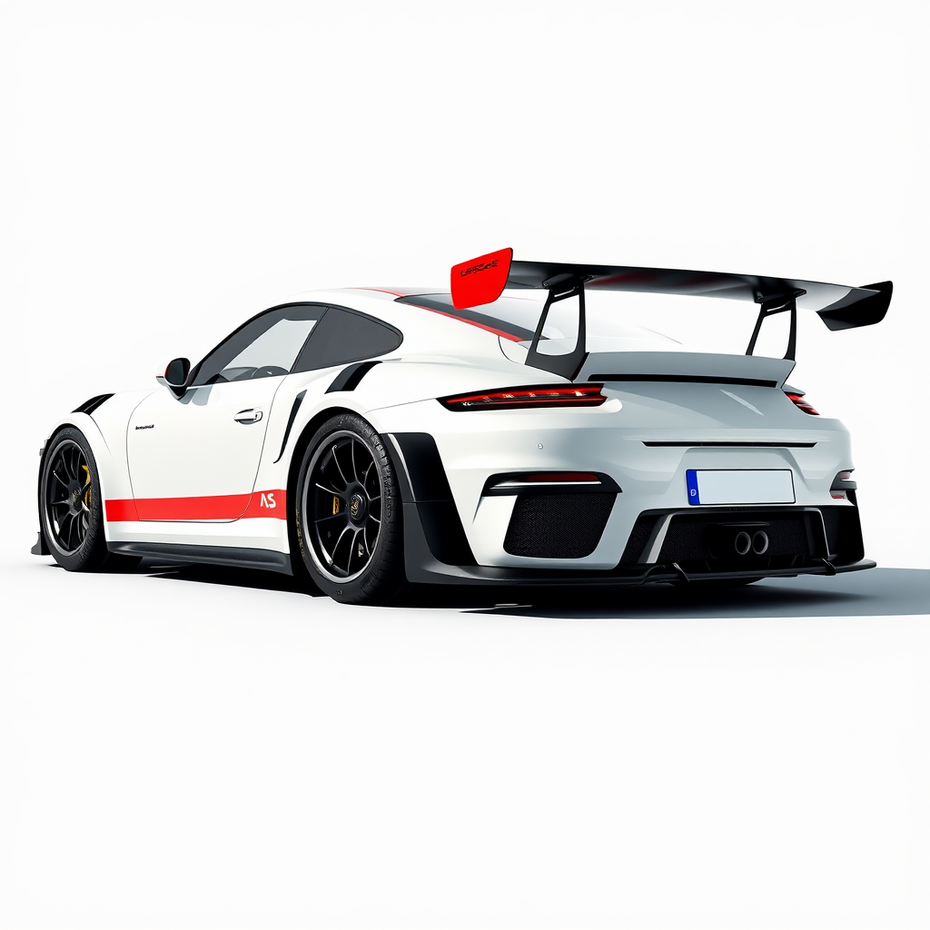 A Porsche 911 GT3 RS racing car.