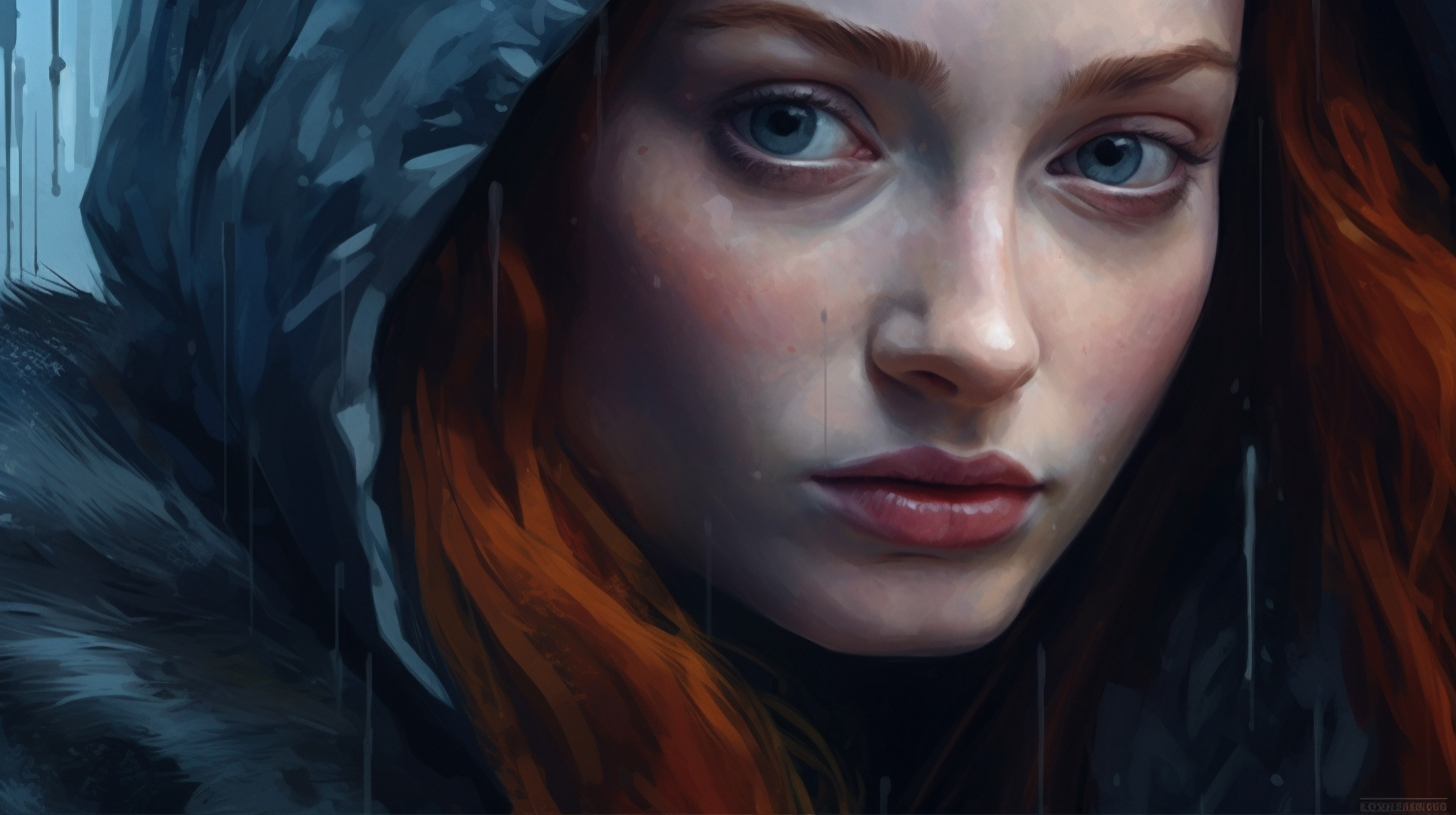 A Queen's Quiet Strength: Sansa Stark Portrait