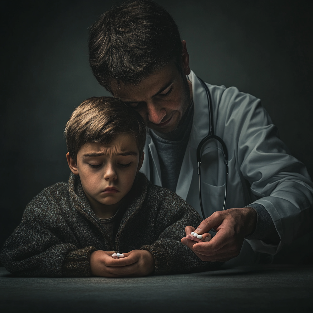 A Sad Kid and Creepy Doctor Together