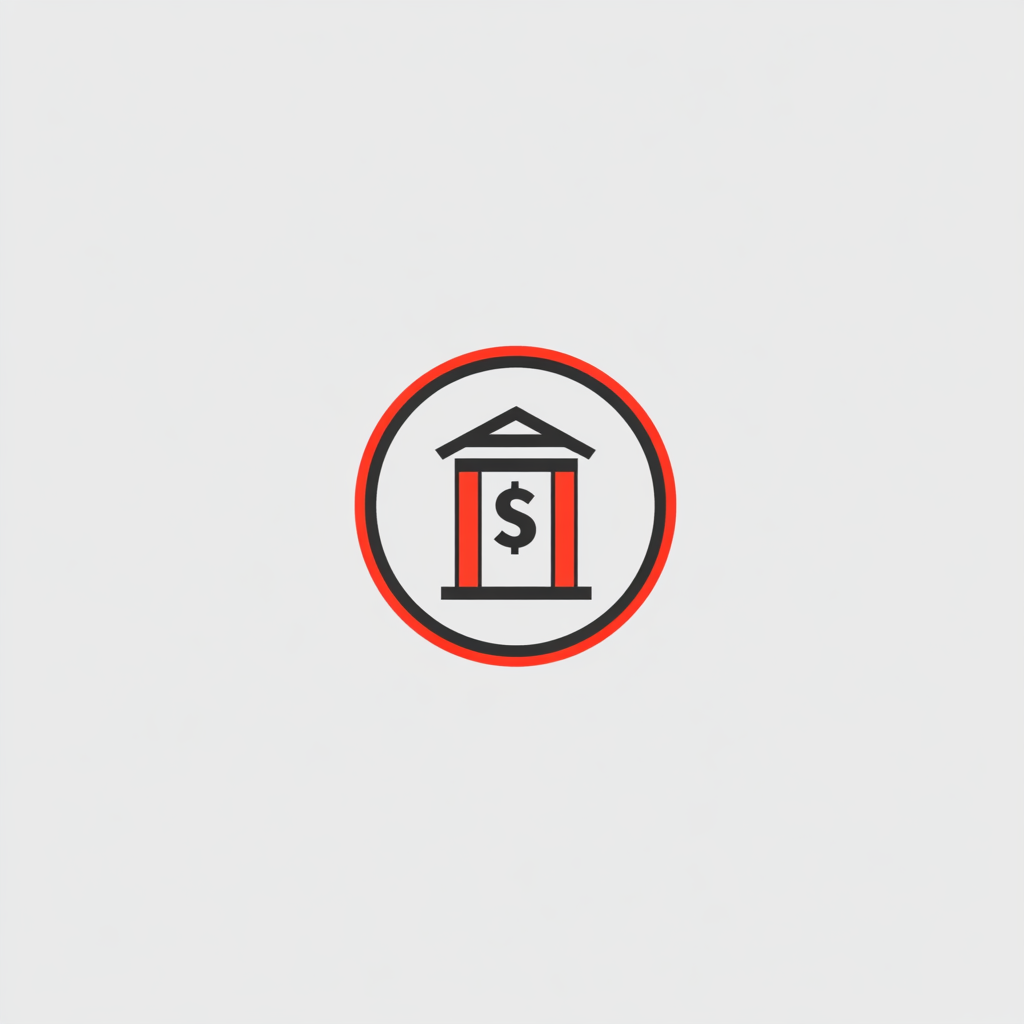 A Simple Icon for Banking Solutions Website