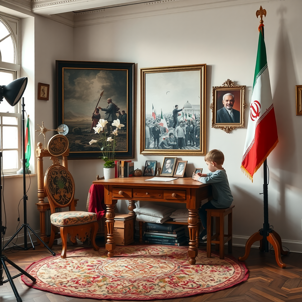 A Studio with Table, Picture of Martyrdom