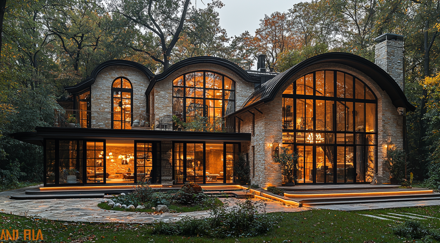 A Stunning House in the Beautiful Forest