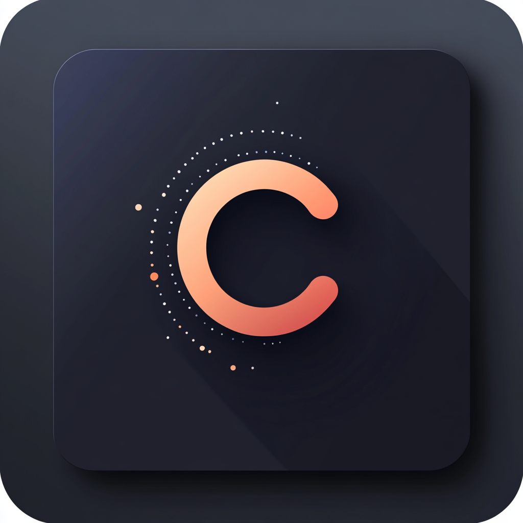 A Stylish 'C' with Tech Motifs - Profile Icon