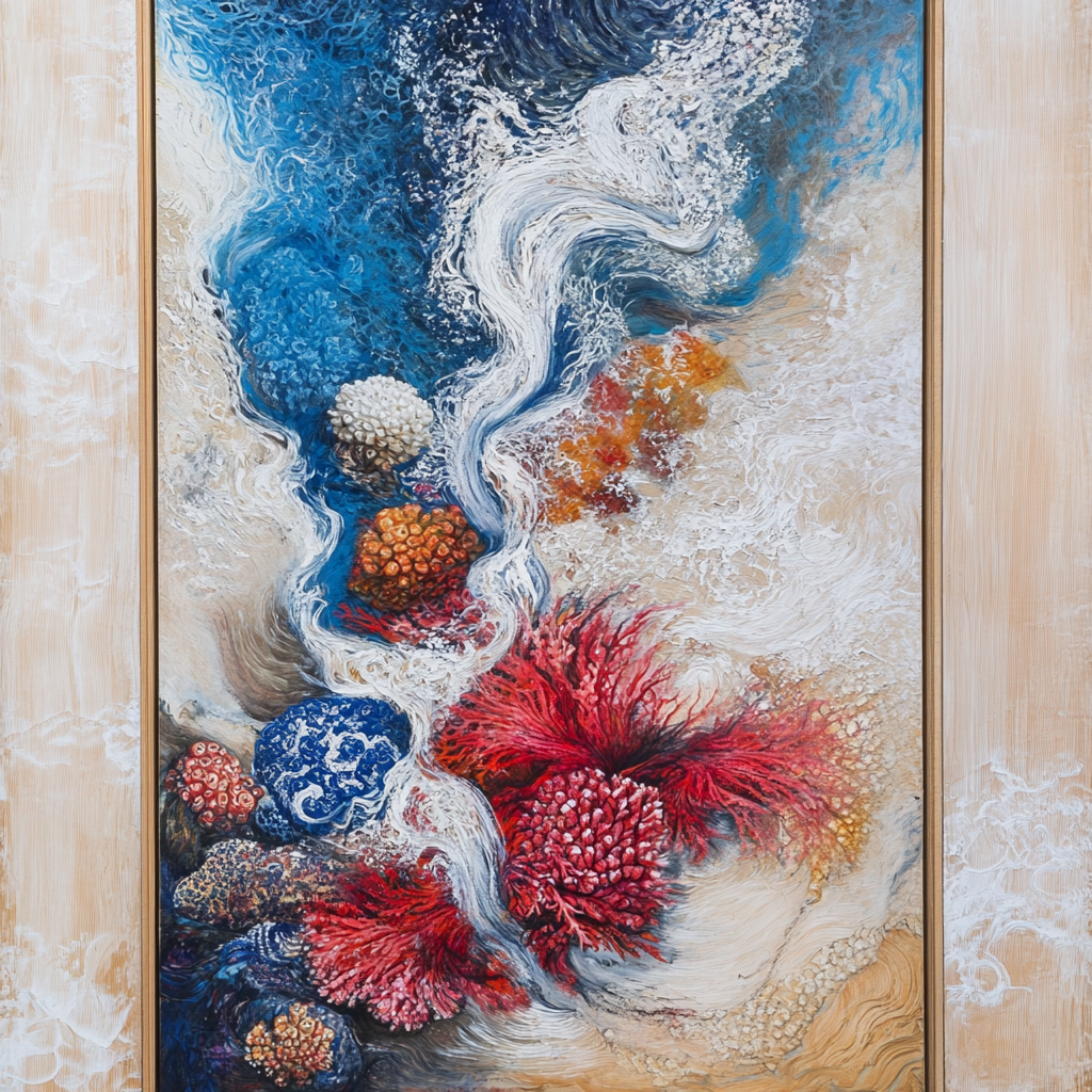 A Swirling Underwater Painting Full of Color