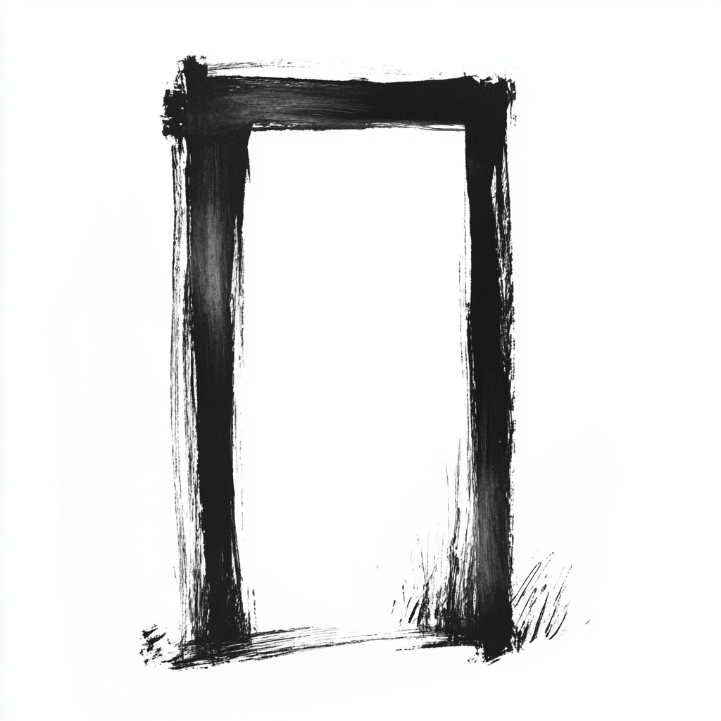 A Symbolic Door: Minimalist Invitation and Transition