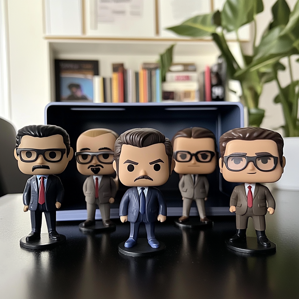 A Team of Office Workers as Funko Pops