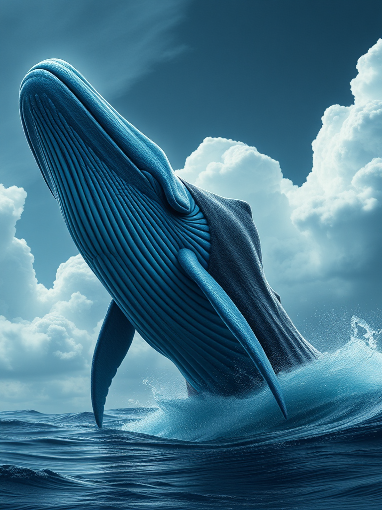 A Titan Warrior Blue Whale in 4K!