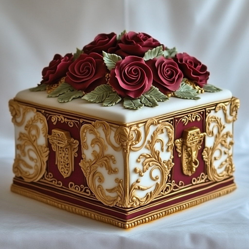 A Versailles-Themed Magical Musical Jewelry Cake