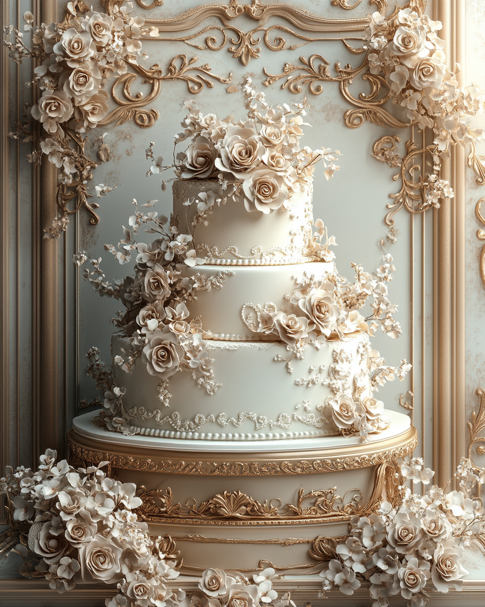 A Victorian Rococo Wedding Cake Design Book