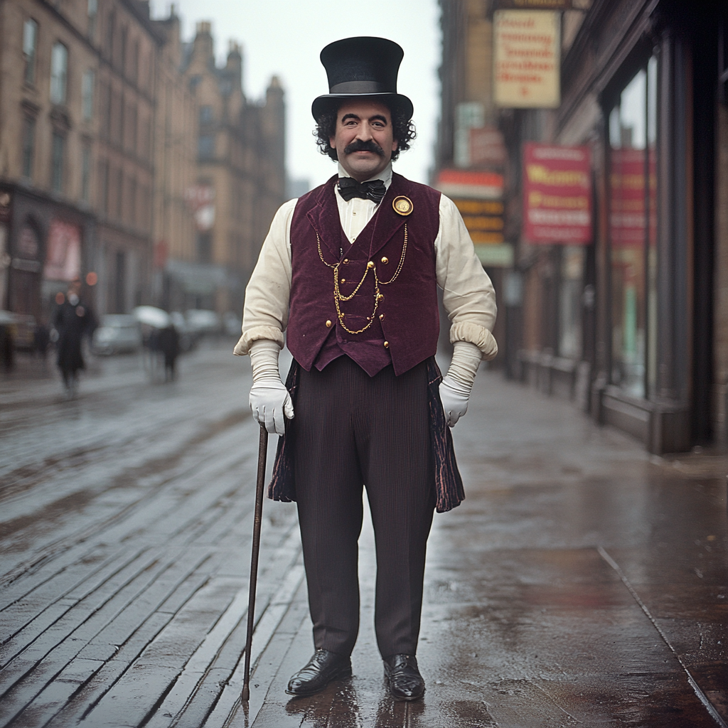 A Wealthy Gentleman in 1950's Glasgow, Scotland