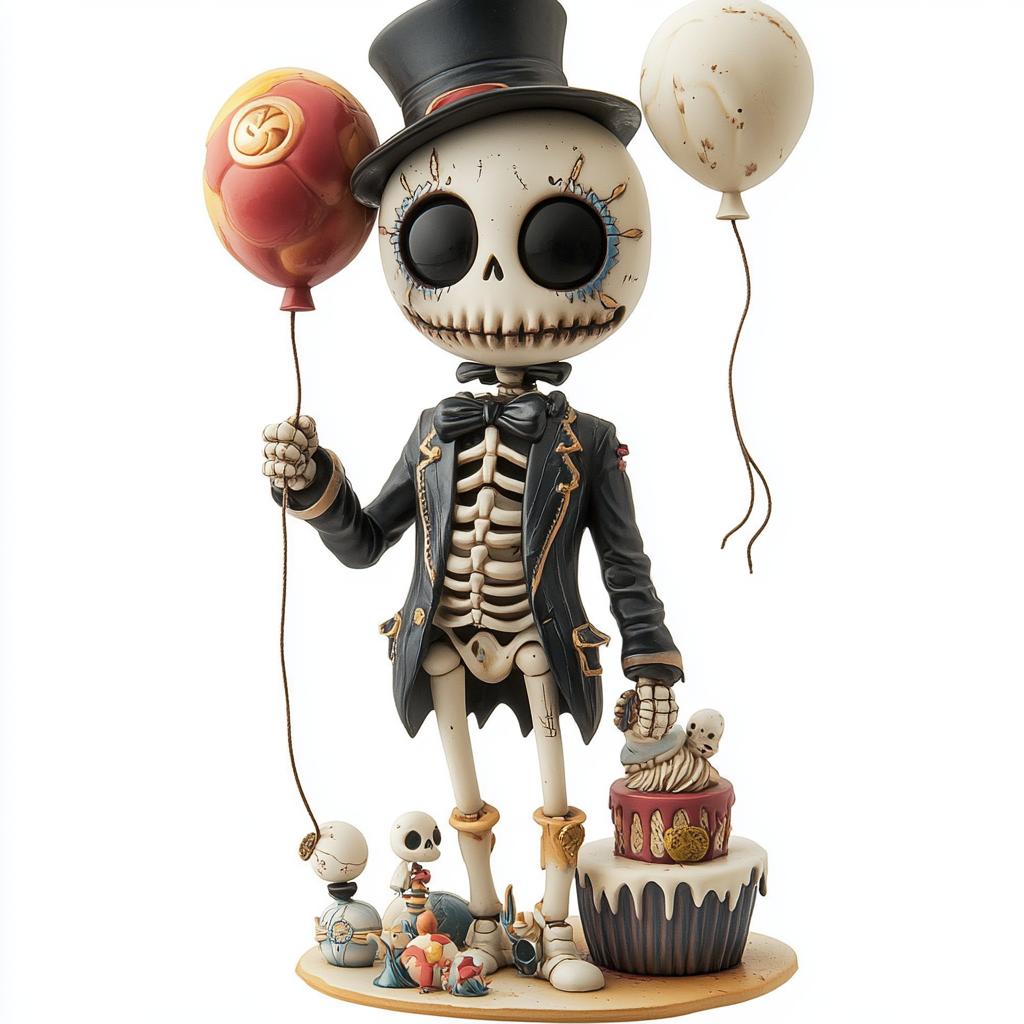 A Whimsical Carnival Figure: The Eerie Puppet Master