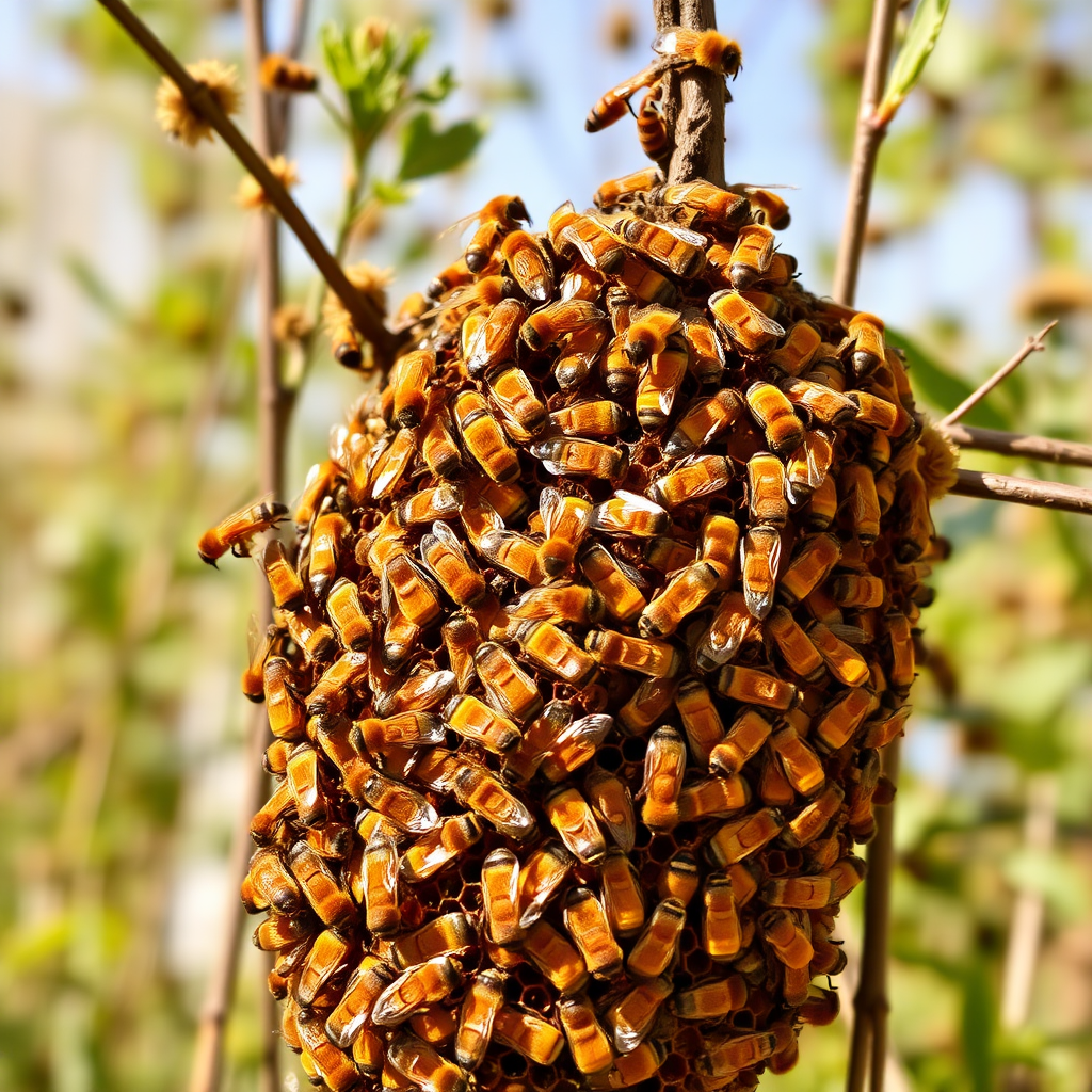 A kingdom of busy honey-making bees.