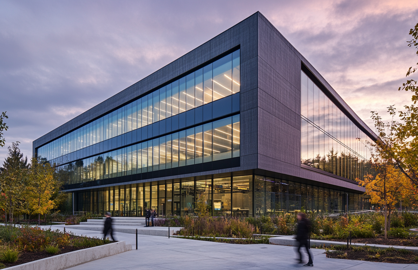 A powerful, elegant Steven Holl-designed Data Center