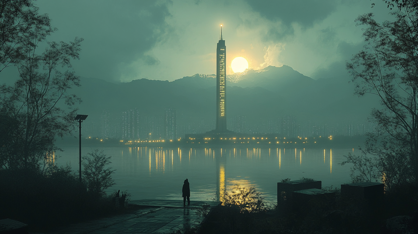 A realistic picture of North Korea at night