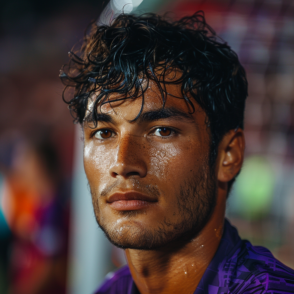 Acácio da Silva, Brazilian midfielder, Fiorentina uniform, young.