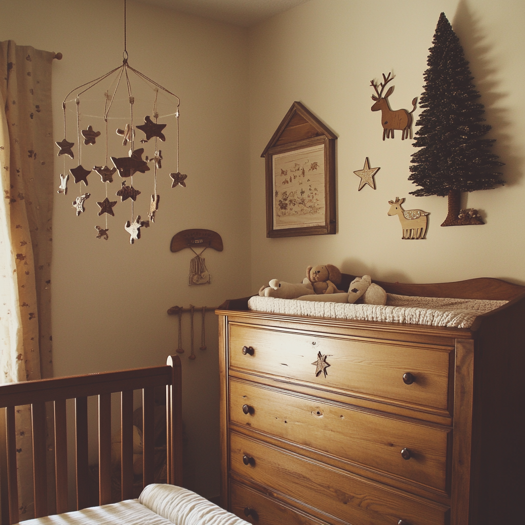 Adorable woodland nursery for baby boy