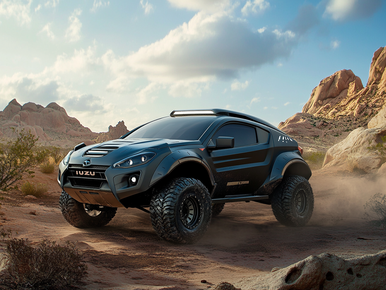 Adventure in ISUZU VehiCROSS: A Rugged Environment