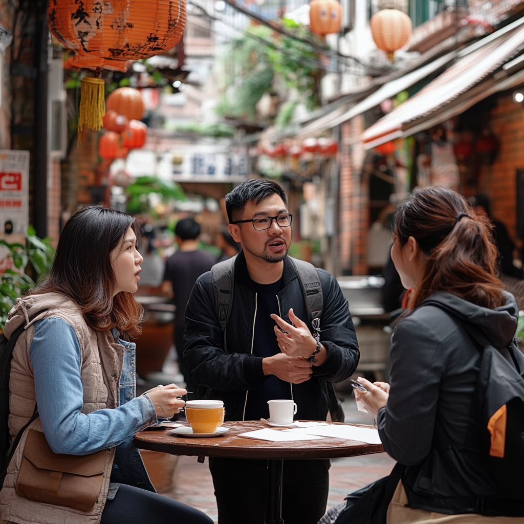 Agile Coaching Retreat in bustling Taipei markets.