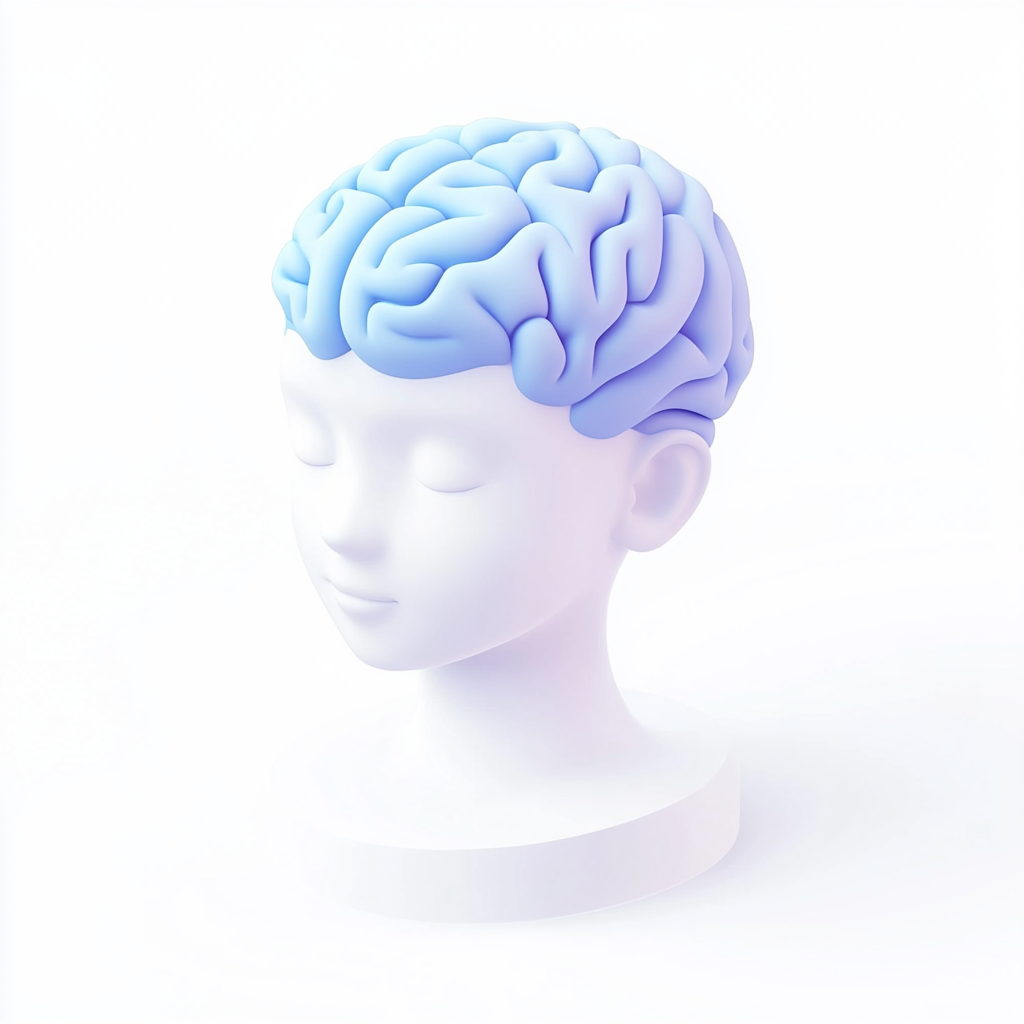 3D Psychological Test Icon Design