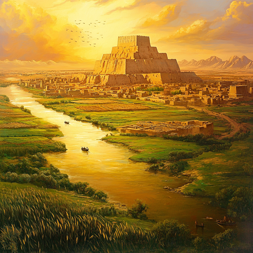 Ancient City Between Tigris and Euphrates Rivers