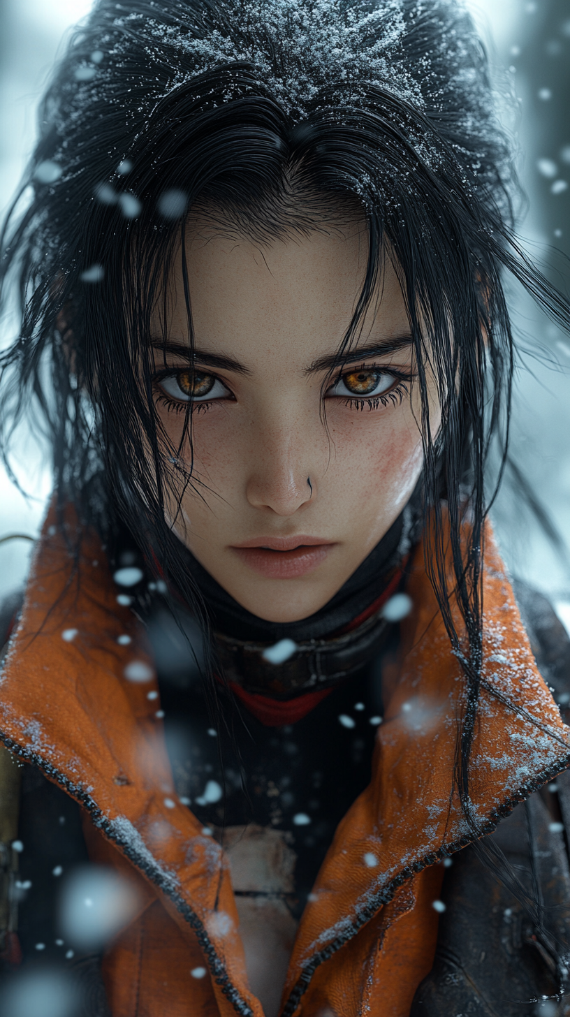 Android 17's Hyper-realistic, Russian-styled, Cold Siberian Portrait