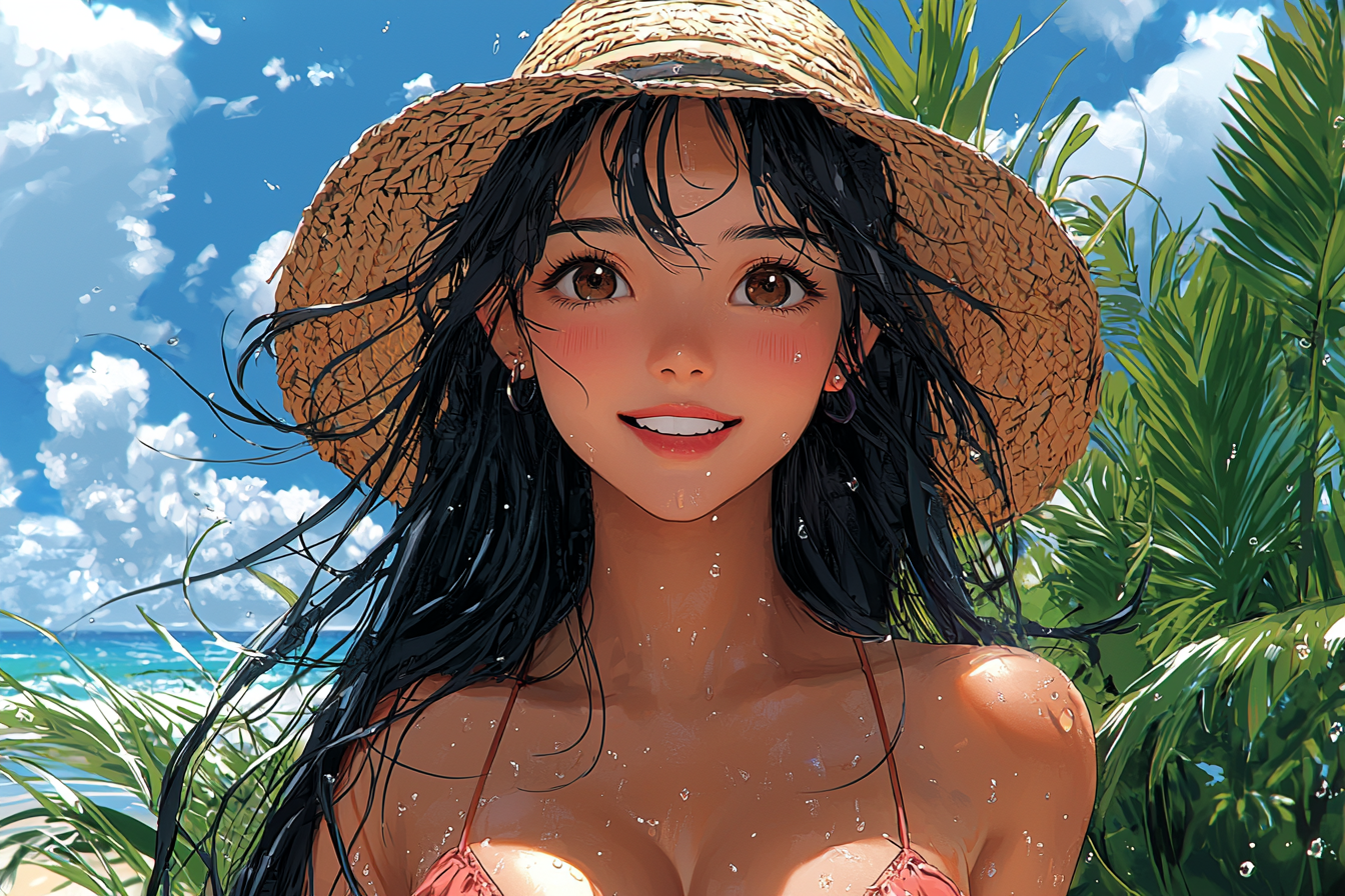 Anime with hand-drawn techniques, vibrant colors, nostalgic warmth.