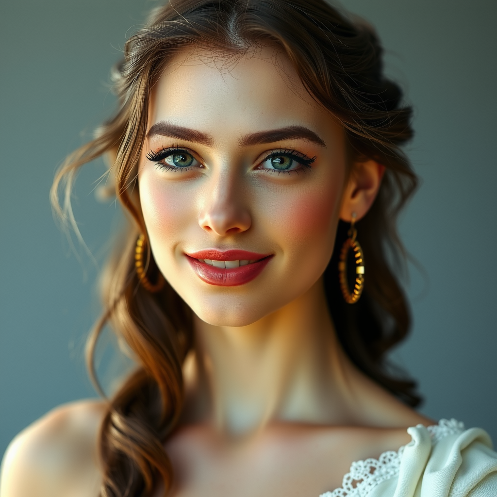 Aphrodite Photo Portrait, 75mm Photorealism