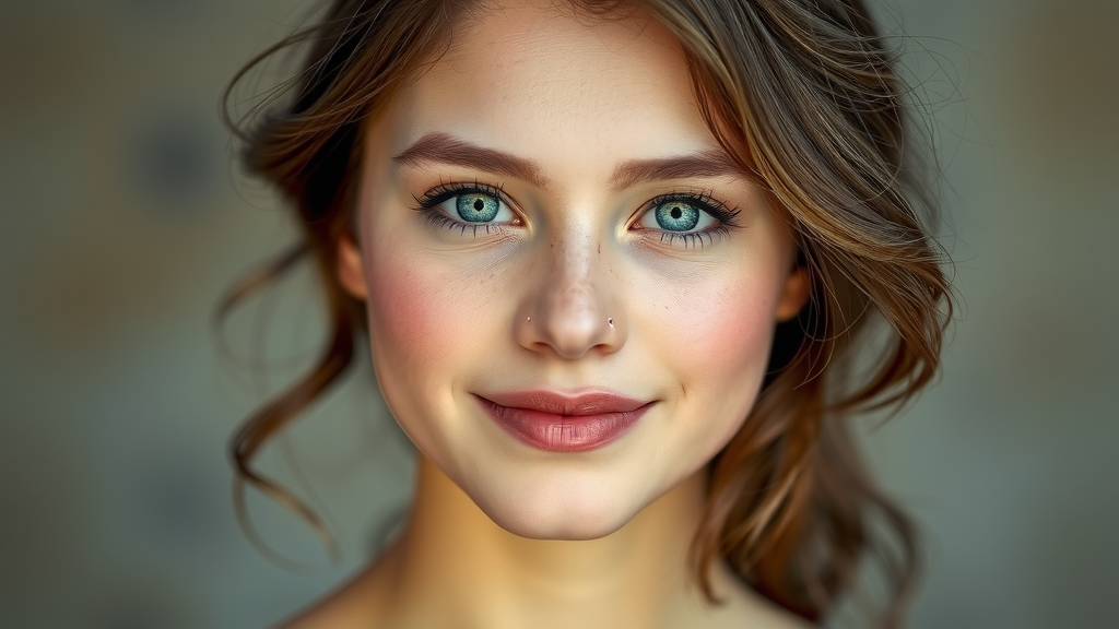 Aphrodite Portrait in Photorealistic Rendering