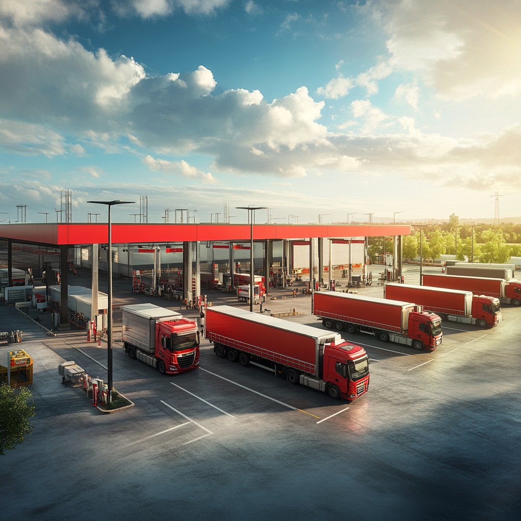 Automated Truck Refueling at Liberthon Transport Warehouse